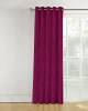 Solid blue plain pure cotton fabric readymade window curtain for bedroom and home decor